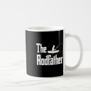 The Rodfather Funny Fishing Dad Gift Coffee Mug