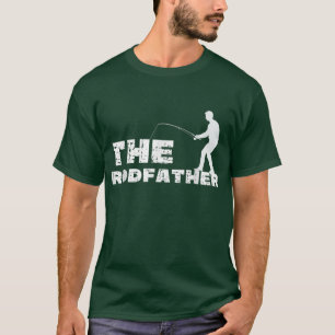 The Rodfather Funny Fishing Hunting Mens Father T-Shirt