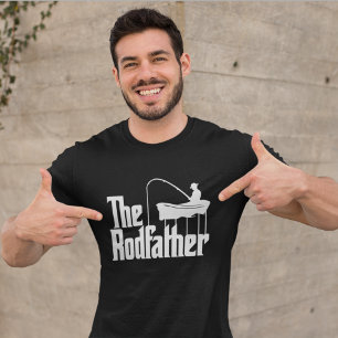 The Rodfather Funny Fishing T-Shirt