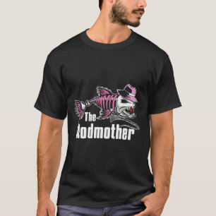 The Rodmother Funny Fishing Mum T-Shirt