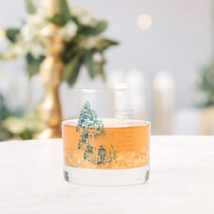 The Roe Deer Dances Through The Snow Whiskey Glass