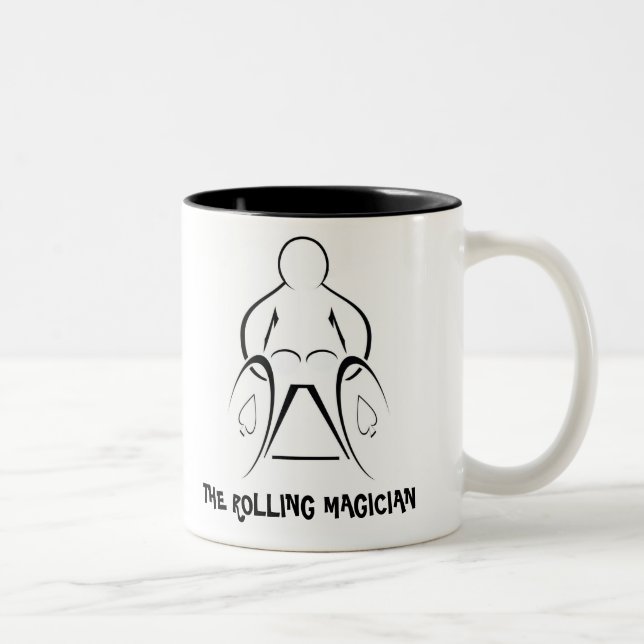 The Rolling Magician - Official Mug! Two-Tone Coffee Mug (Right)