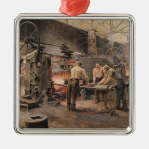 The Rolling Mill Metal Tree Decoration