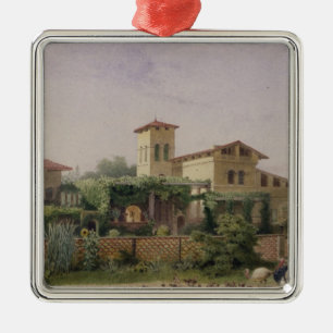 The Roman Baths, 1848 Metal Tree Decoration