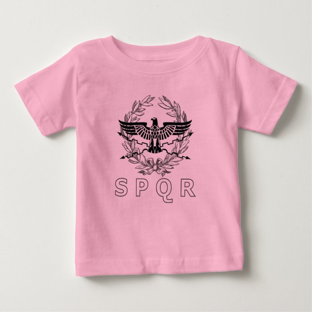 The Roman Empire SPQR Emblem Baby T-Shirt (Front)