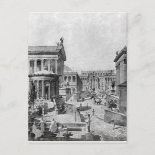 The Roman Forum of Antiquity, 1914 Postcard