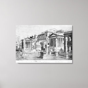The Roman Forum of Antiquity Canvas Print