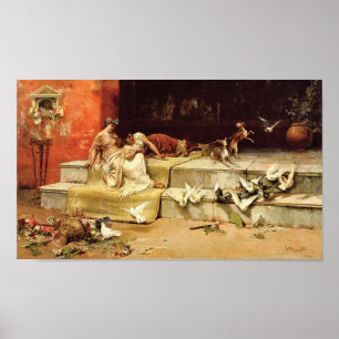 The Roman Maidens by Juan Luna. Poster