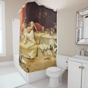 The Roman Maidens by Juan Luna. Shower Curtain