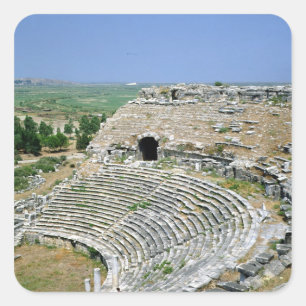 The Roman theatre, 1st-2nd centuries AD Square Sticker