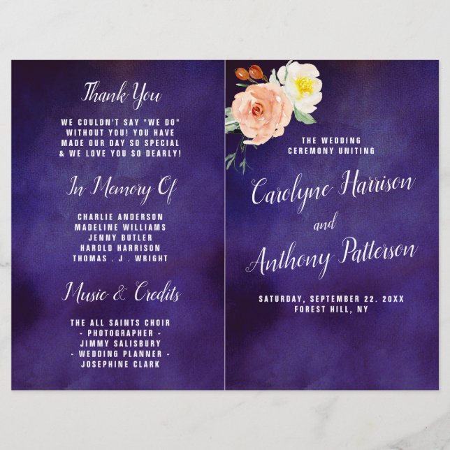 The Romance In Bloom Wedding Collection (Front)