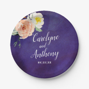 The Romance In Bloom Wedding Collection Paper Plate