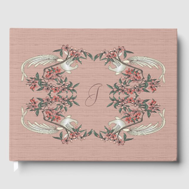 The Romance of Silk Peach Guest Book (Front)