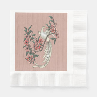 The Romance of Silk Peach Napkin