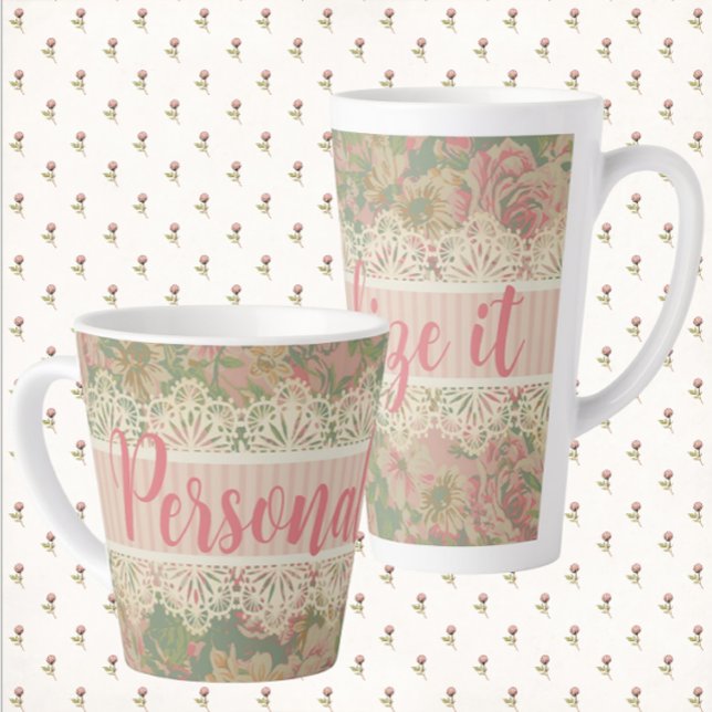 The Romantic Bedroom Le Boudoir Romantique Latte Mug (Creator Uploaded)