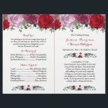 The Romantic Floral Wedding Collection<br><div class="desc">The Romantic Floral Wedding Collection - Bi-fold Programs.</div>