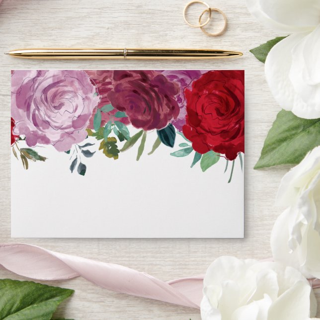 The Romantic Floral Wedding Collection Envelopes (Wedding)