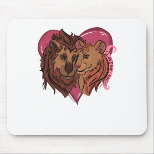 The Romantic Sticker Mouse Pad
