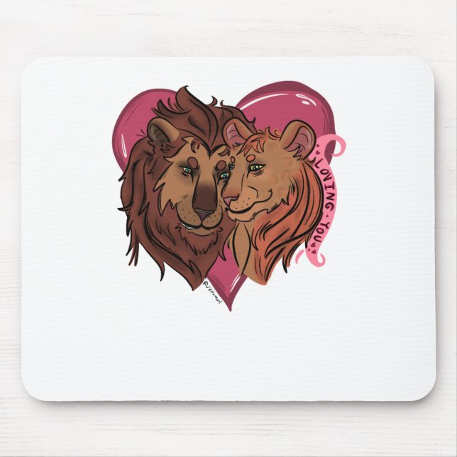 The Romantic Sticker  Mouse Pad (Front)