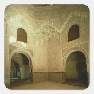 The Room of the Two Sisters  14th century Square Sticker