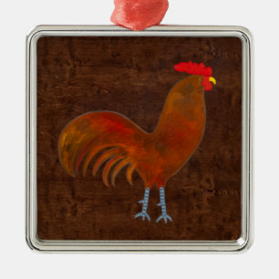 The Rooster 2009 Metal Tree Decoration