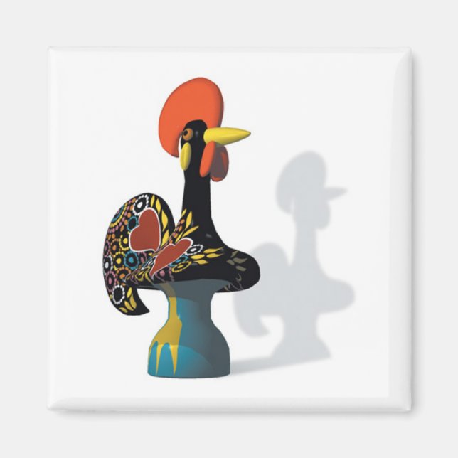 The rooster of Barcelos Magnet (Front)