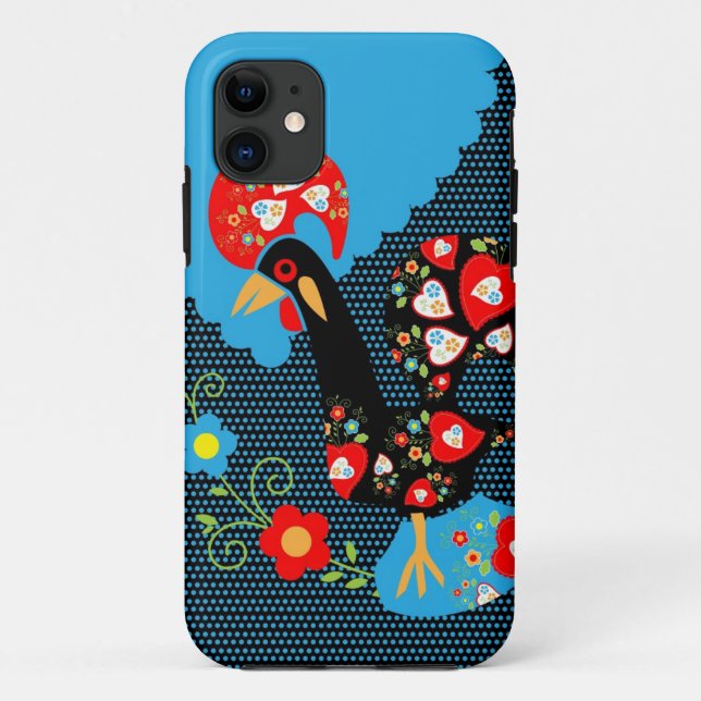 The Rooster of Portugal  Case-Mate iPhone Case (Back)