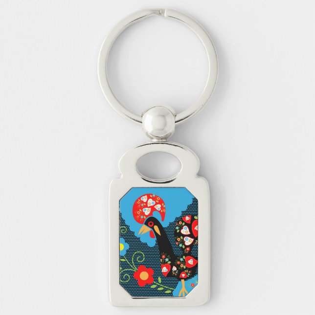 The Rooster of Portugal Key Ring (Front)