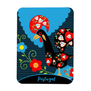 The Rooster of Portugal Magnet