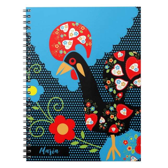 The Rooster of Portugal  Notebook (Front)