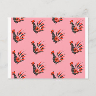 The roosters postcard