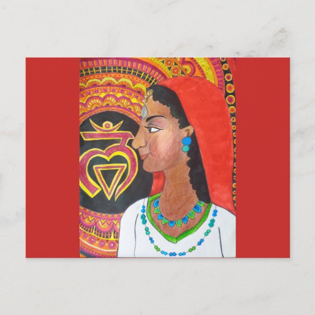 The Root Chakra (Lam) Postcard (Front)