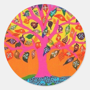 The Root Of Knowledge - Tree Of Life Classic Round Sticker