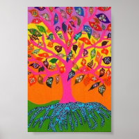 The Root of Knowledge Tree Of Life Poster