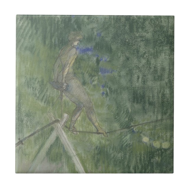 The Rope Dancer (pastel) Tile (Front)