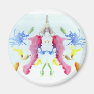 The Rorschach Test Ink Blots Plate 10 Crab Lobster Magnet