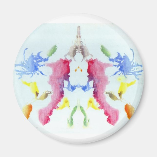 The Rorschach Test Ink Blots Plate 10 Crab Lobster Magnet (Front)