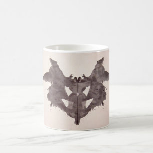 The Rorschach Test Ink Blots Plate 1 Bat, Moth Coffee Mug