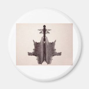 The Rorschach Test Ink Blots Plate 6 Hide Skin Rug Magnet