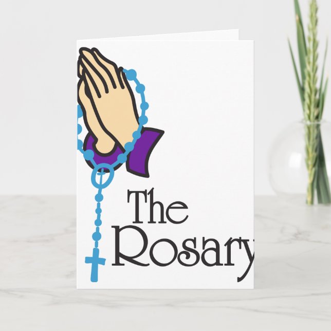 The Rosary Card (Front)