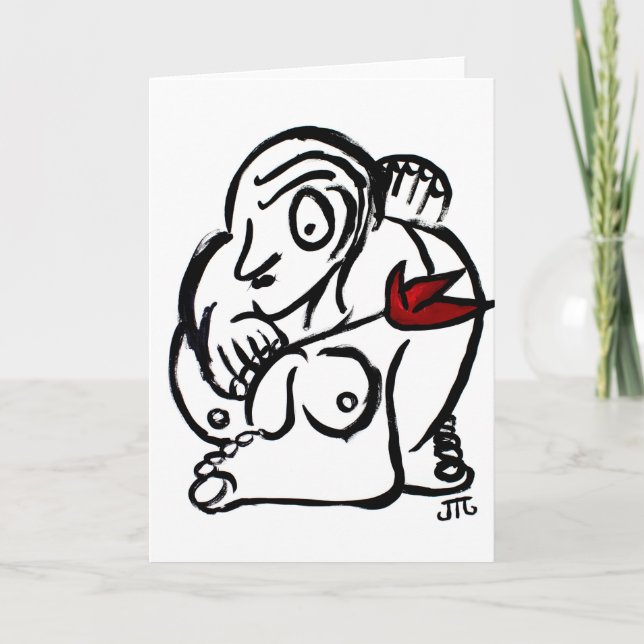 "The Rose" Card (Front)