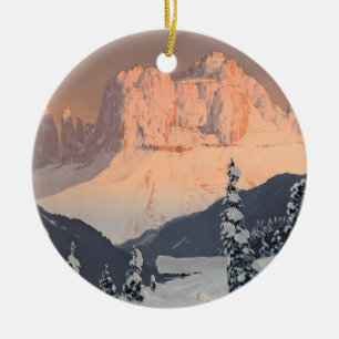 The Rose Garden of Saint Cyprian Ceramic Tree Decoration