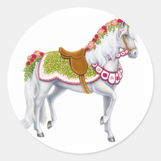 The Rose Horse Sticker (Front)
