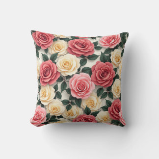 The rose pillow cushion