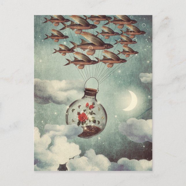 The Rose That Watnted To See The World Postcard (Front)