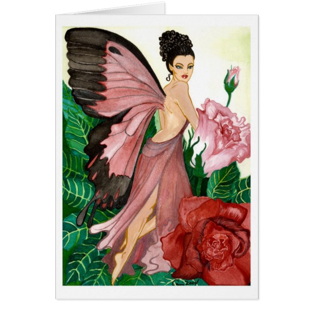 The Rosebush Fairy Card (Front)