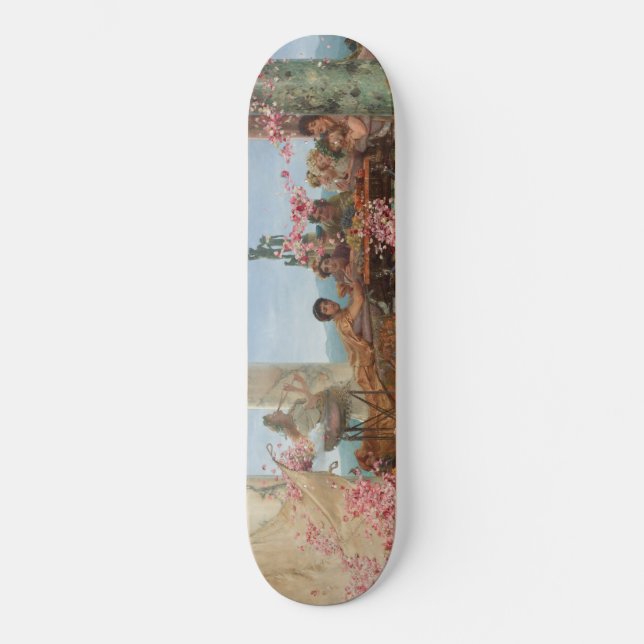 The Roses of Heliogabalus (Ancient Roman Luxury) Skateboard (Front)