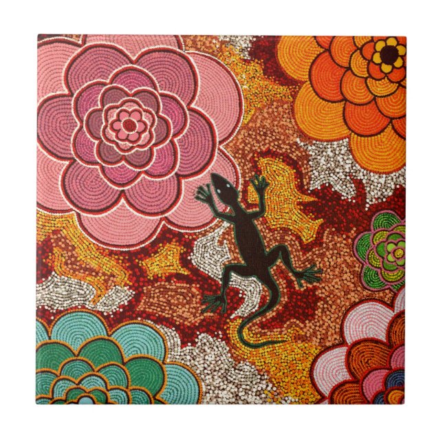 The roses of the desert tile (Front)
