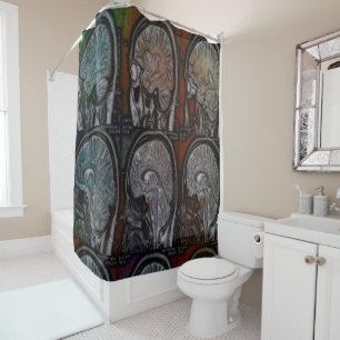 The Roswell Archive Shower Curtain