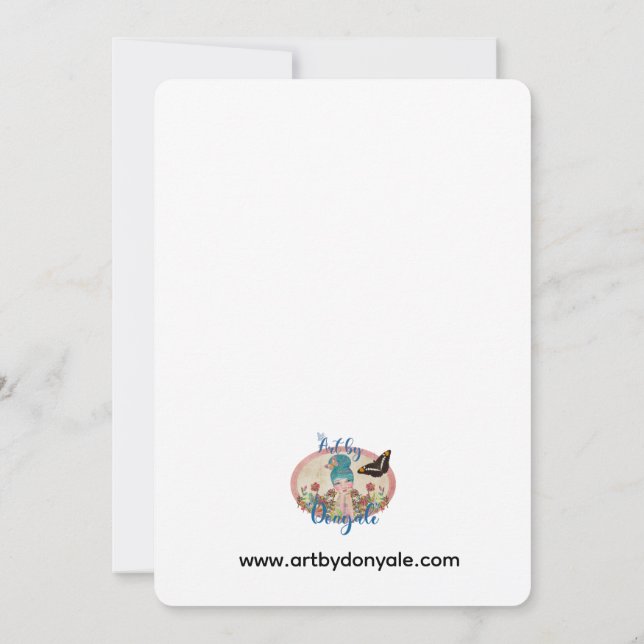 The Rosy Confection Card (Back)